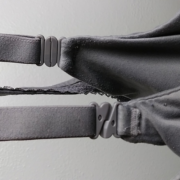 Victoria's Secret Bra Lined Demi/Demi Double Size 36DDD Grey - Picture 8 of 14